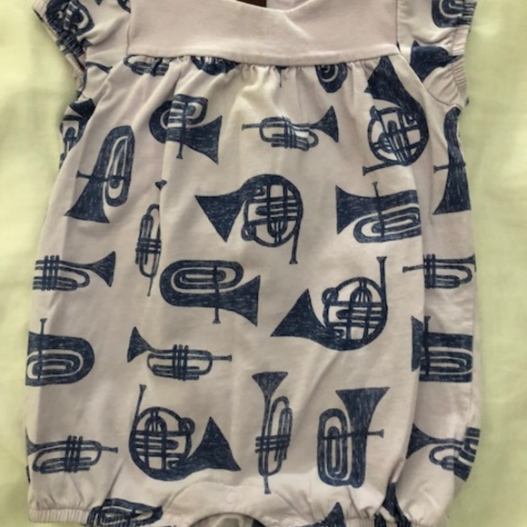 Tea Collection Cactus and Instrument Rompers - Picture 2 of 2